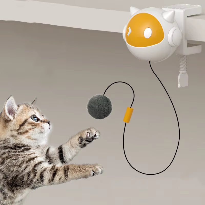 Automatic Lifting Cat Toy Ball Interactive Cat Ball Electric Lifting Pet Toy Hair Balls Self-Hilarious Electric Cat Balls Toys